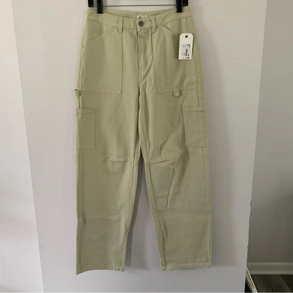 Billabong Leia Cargo Carpenter Wide Leg Pants Size 26